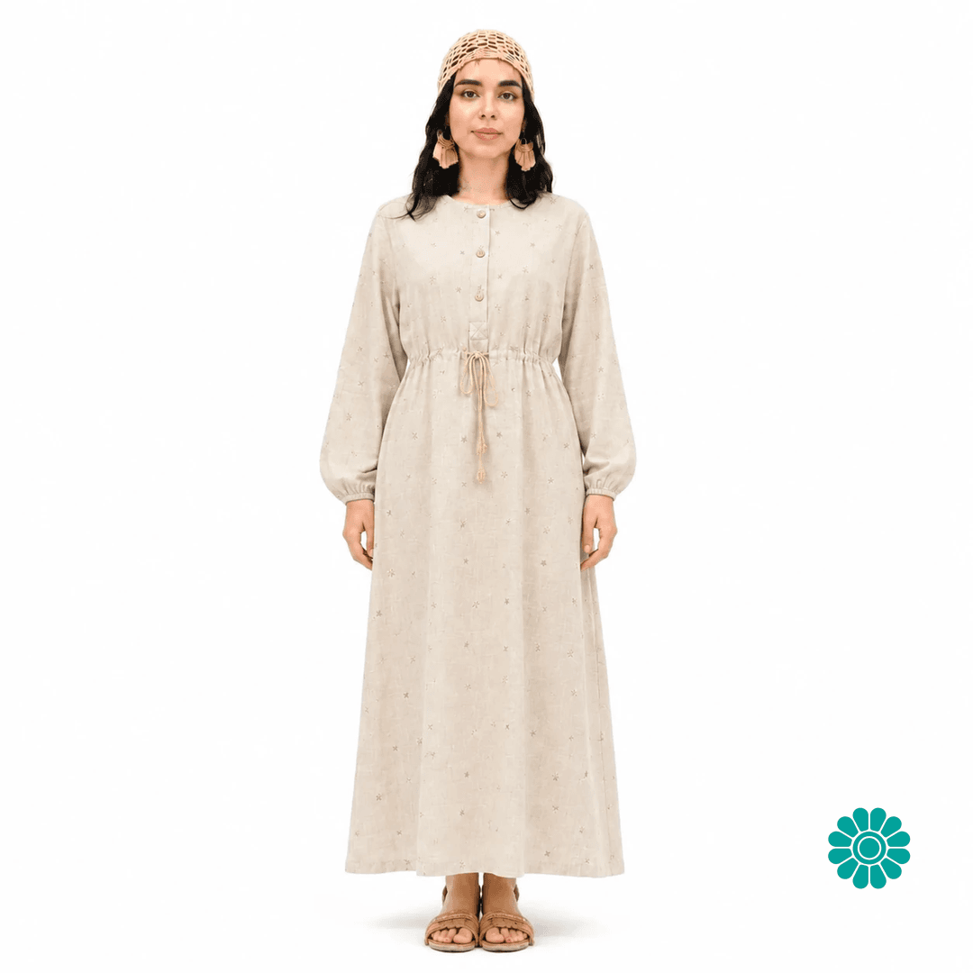 پیراهن لینن تابستانی "ساحل"